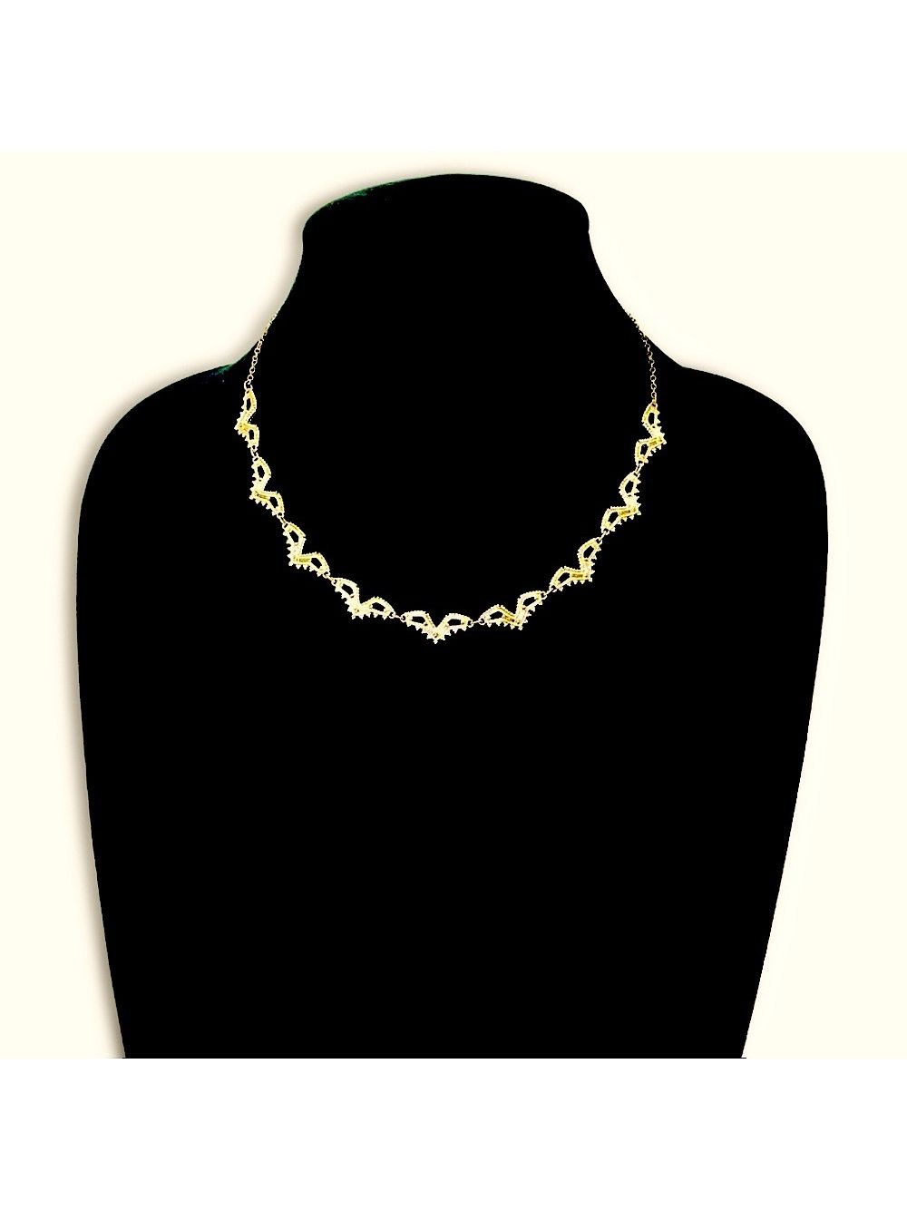 Banana Republic Gold Textured Link Necklace Nwt 17$